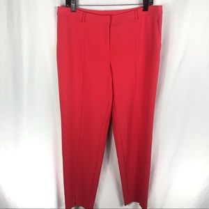 St. John Jennifer Ankle Slit Pants  Hibiscus Pink